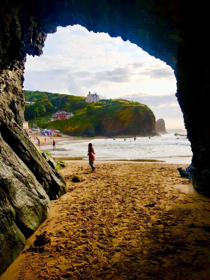 Wild Coastal Retreat At Troed Y Rhiw Aberporth, West Wales Villa Luaran gambar